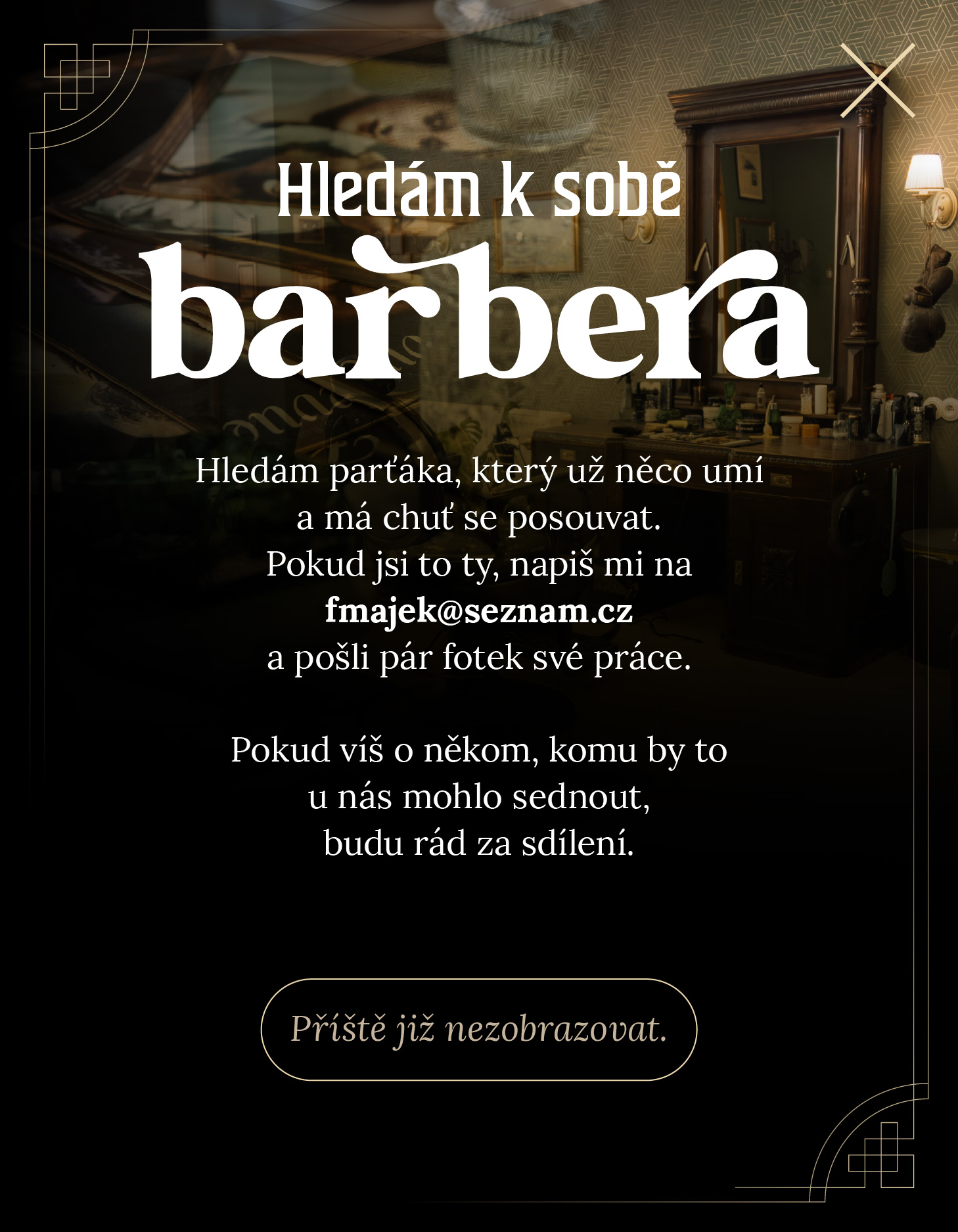 Oznámení o úpravě cen služeb
